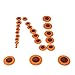 Perfeclan Pack de 25 Coussinets de Saxophone Alto pour Saxophone Yamaha Orange