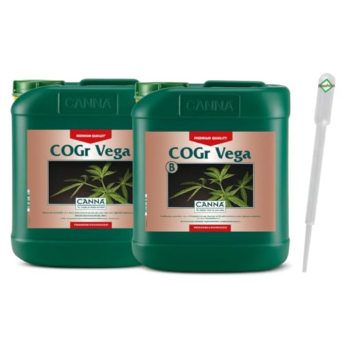 Canna COGr Vega A&B 10 litro - Abono hidropónico Sustrato de coco Cultivo de coco en interiores