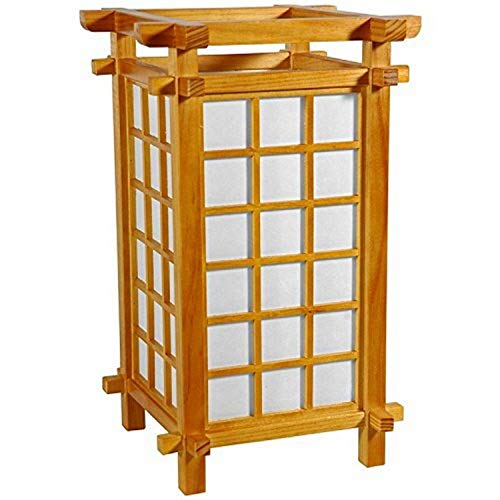 Oriental Furniture 17" Ido Lamp - Honey #TOP17