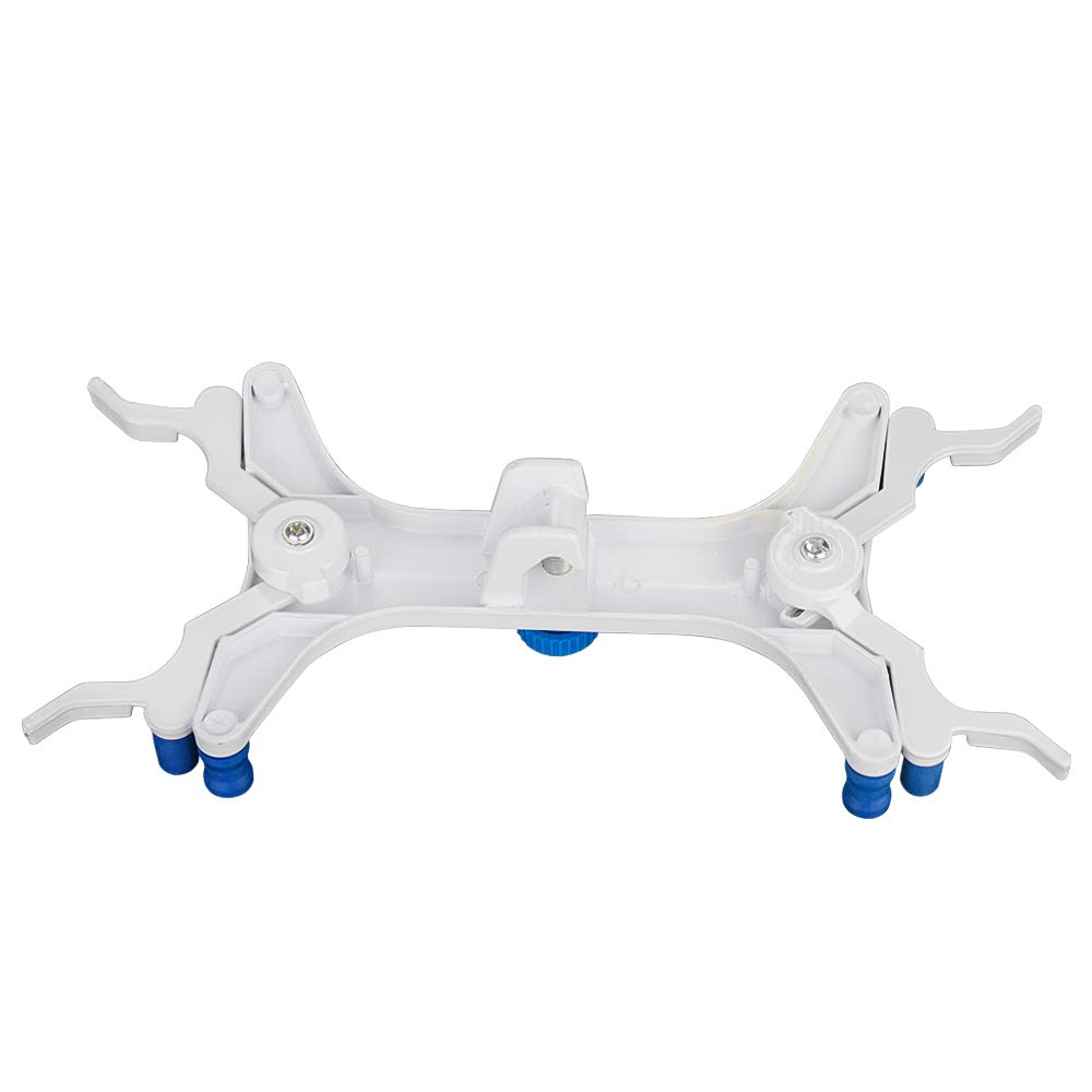 StonyLab Aluminum Double Burette Clamp, Adjustable Double Burette Clamp Buret Clamp Butterfly