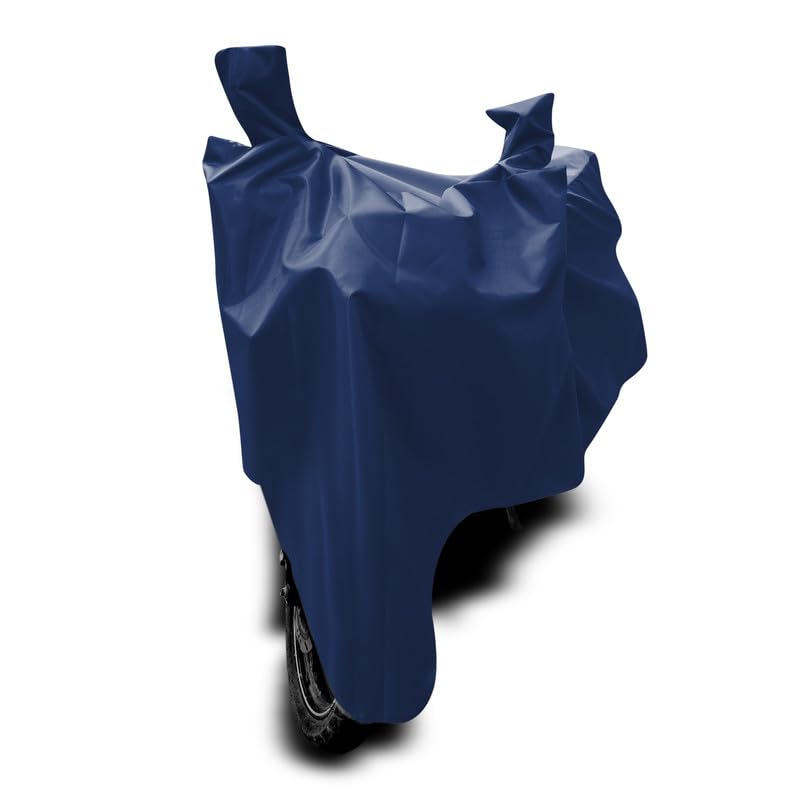 Image of SHAH BROTHERS Water Resistant Bike Cover Compatible for TVS Jupiter Classic Motorcycle /Bike Body Cover - Navy