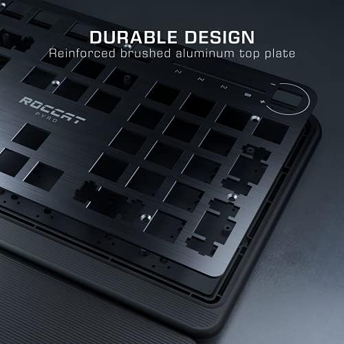 Roccat Pyro - Mechanical Gaming Keyboard with RGB Lightning (UK Layout), black