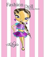 Fashion Doll Coloring Book B08BDYYT8H Book Cover