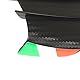 2 Stück Motorrad Flügel Seitenspoiler Verkleidungen Winglets Fit für Ninja 400 250 Z900 Z1000 Motorrad Winglet (Matter Kohlefaser-Stil)