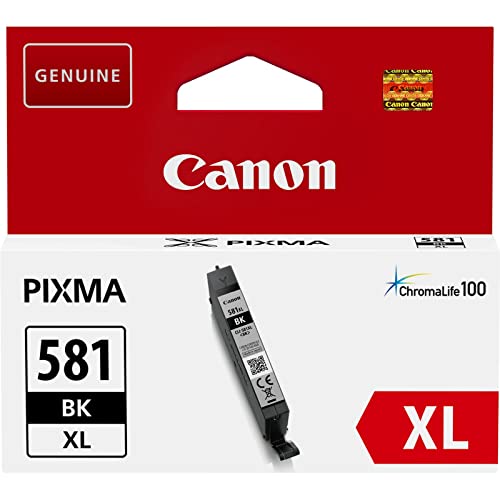 Canon Cli-581Xl Bk - Cartuccia Certificata Canon - Formato Xl - Nero - Imballaggio Cartone Riciclabile