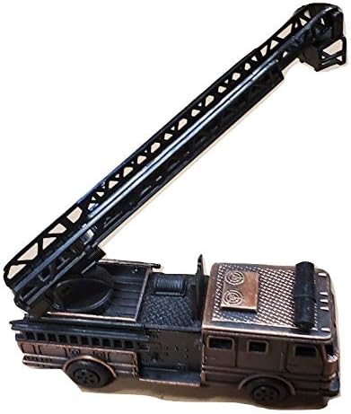 Miniatura 2 de El camión de la escalera del motor de bomberos muere los sacapuntas coleccionables del metal del molde