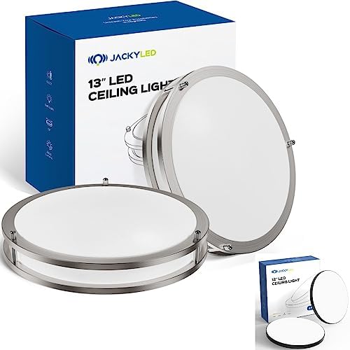 JACKYLED Flush Mount Ceiling Light 4 Pack, 13 Inch Ceiling Light ...