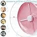 kathson Hamster Exercise Wheel 7.87 in Silent Spinning Running Wheels with Stand for Hamsters, Gerbils, Mice and Other Small Pets (Pink)