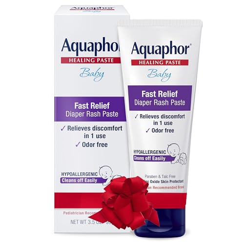 Aquaphor Baby Diaper Rash Paste – For Serious Diaper Rash and Flare-ups – 3.5 Oz. Tube Aquaphor Baby Diaper Rash Paste – For Serious Diaper Rash and Flare-ups – 3.5 Oz. Tube