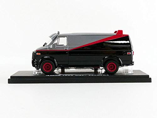 Greenlight - Coche en Miniatura, Modelo Furgoneta GMC Vandura de 1983 de El Equipo A, Escala 1/43 Original, 12 cm