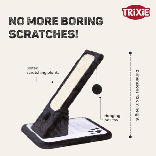 Image of TRIXIE Cat Scratching Board Cardboard Scratcher for Cats with Catnip Fun (Scratching Board on a Roll)