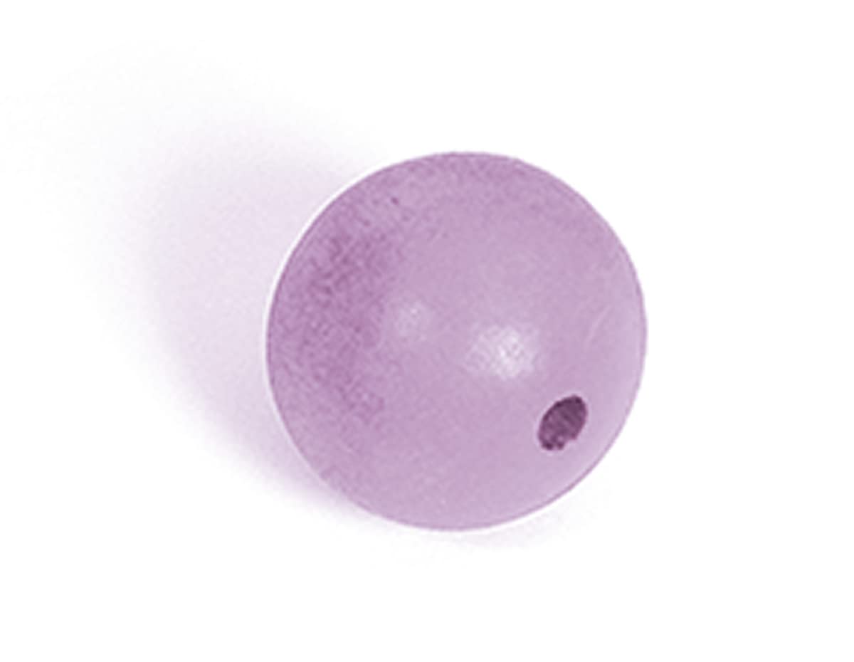 Wooden Bead Lilac Ball diam. 30 mm. 50u. Approx.