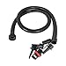 Colaxi Inflatable Air Pump Hose Hand Pump Hose 1.2M Connector Replacement Inflator Accessories for Kayak Pool Mat Swimming Tent