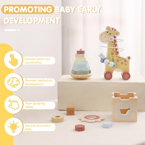 3-in-1 Wooden Baby Toys - image 3