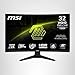 msi MAG 321CQF E18 32-inch 2560 x 1440 (QHD) Gaming Office Monitor, 180Hz, Adaptive-Sync, HDR Ready, HDMI, VGA Port, VESA Mountable, Tilt, 4-Side Slim Bezel, 0.5ms, Black