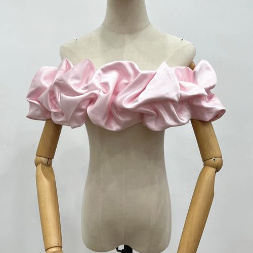 Wedding Shawl Shrug Off-shoulder Shawl Multifunctional Fashion Ruched Capes For Dressing Up Bride Outfits4