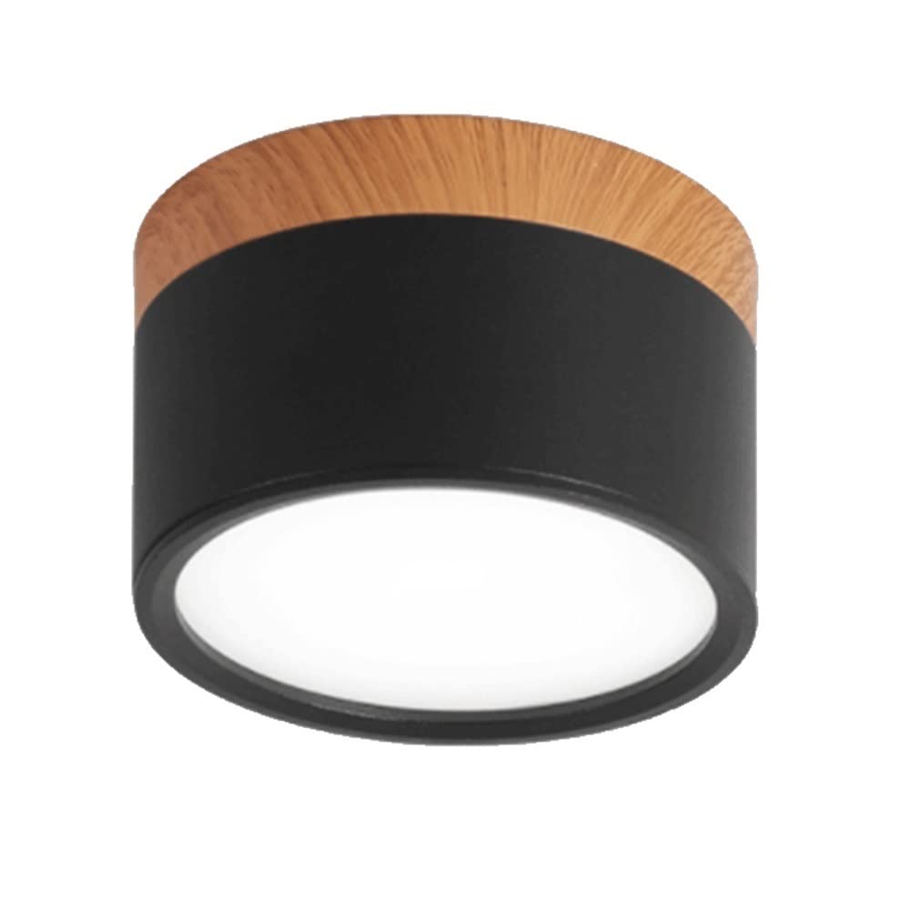 Close to Ceiling Lights Nordic Downlight Led Home Spotlight Wall Mounted Ceiling Surface Mounted Downlight Close to Ceiling Lamp for Office Bedroom Laundry Corridor Living Room Aisle (Color : Green,