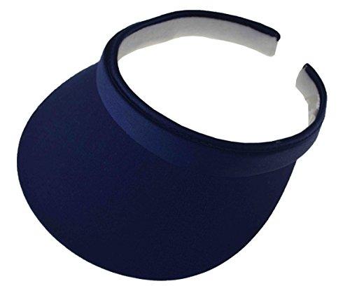 Nayt Women's Cotton Twill Clip-On Visor (Navy Blue) #TOP2