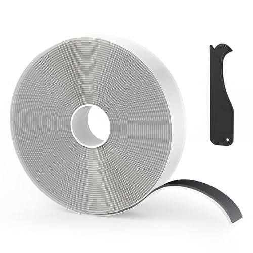 Butyl Tape, 1/2 in x 30 ft Black Waterproof RV Sealant Tape, 1 Pack