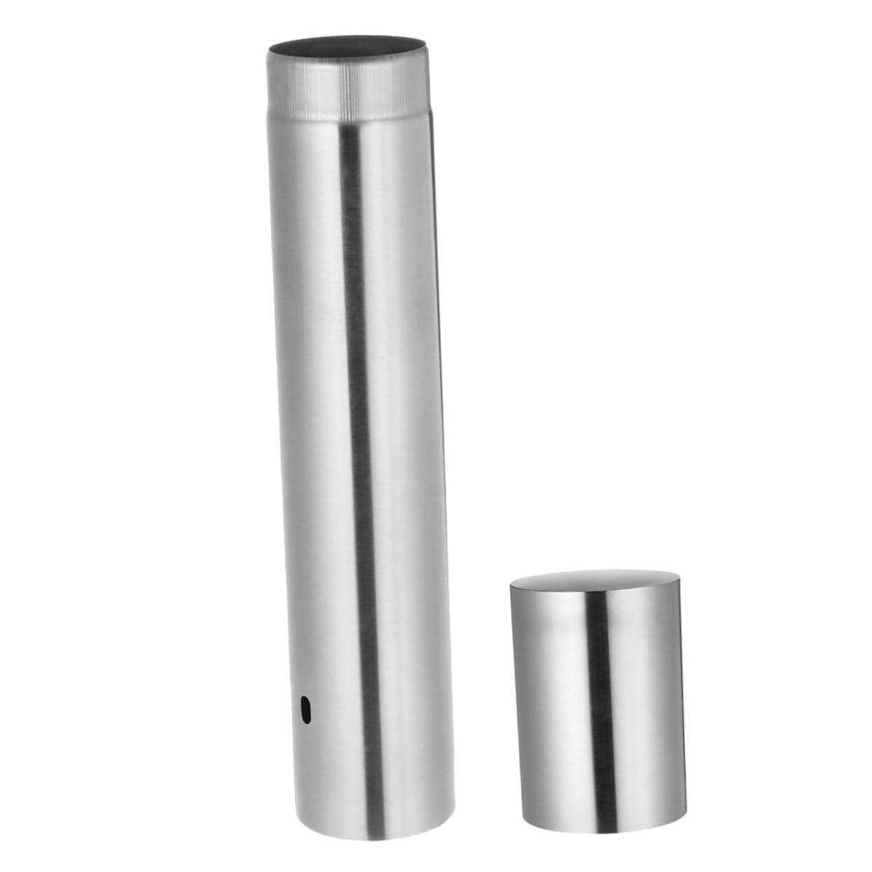 SEWACC 2pcs Diploma Tube File Storage Tube Decorative Certificate Holder Stainless Steel