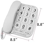 Blue-Donuts-Big-Button-Phone-for-Wall-or-Desk-with-Speaker-and-Memory