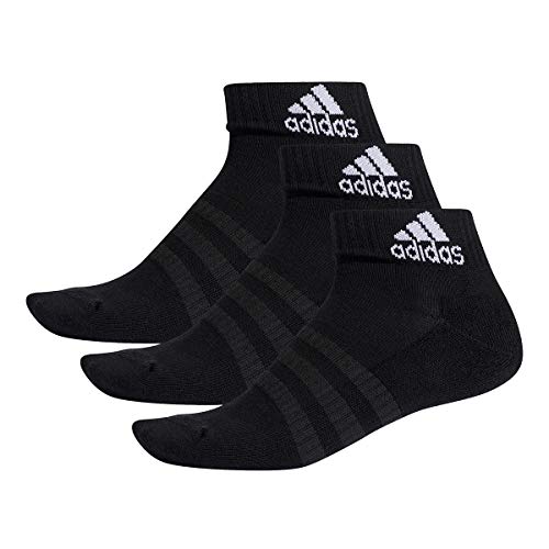 adidas 3 Paar Performance Sneaker/Quarter Socken Unisex Kurzsocke, Farbe:Black, Socken & Strümpfe:40-42