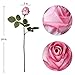 Artificial Realistic Roses Pink Flowers 24