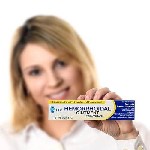 Hemorrhoidal Ointment W/Applicator, Phenylephrine Hcl, Petrolatum, Mineral Oil, Relief From Burning, Itching And Discomfort Of Hemorrhoids, 2 Ounce Tube #TOP4
