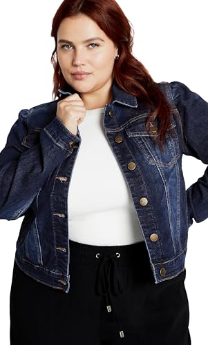 City Chic Women's JKT Kira Denim