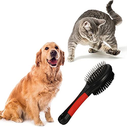 Pet Grooming Brush,Double-sided Long Short Hair Dog Cat Comb Puppy Pet Fur Grooming Shedding Tool (LARGE) (B07FVQ7KYT) Amazon Price History, Amazon Price Tracker