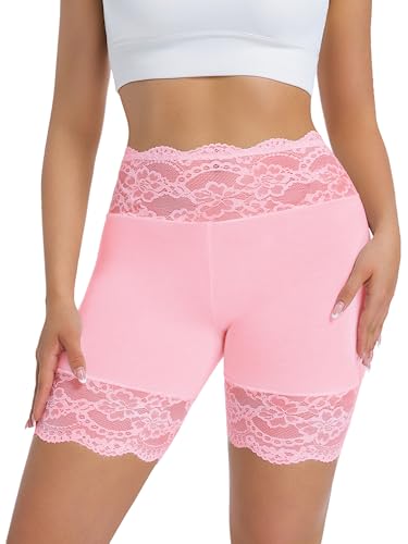 Image of Hibluco Slip Shorts For Under Dresses Anti Chafing Boyshort Women Underwear