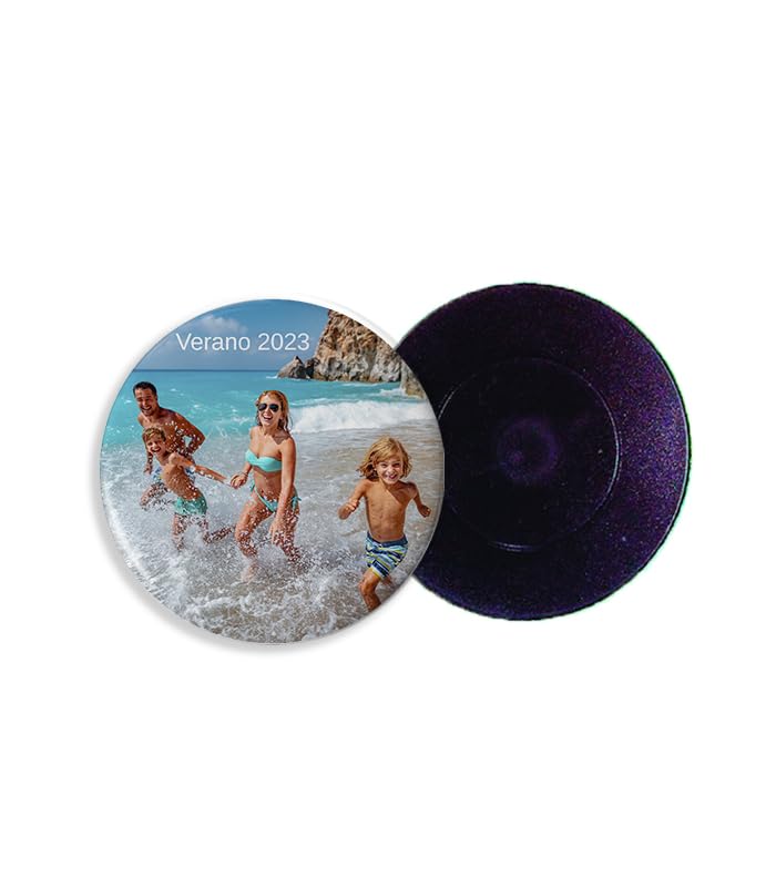Imanes Personalizados. Chapas Personalizadas. Detalles comunion para Invitados. Detalles Boda. Regalos Personalizados con Foto. Descuentos por cantidad. Chapa imán 59mm. 250 UDS