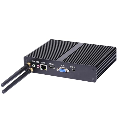 HTPC Mini PC Barebone Windows 11 Ordinateur Compact sans RAM