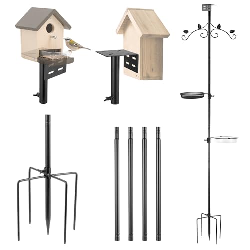 ERYTLLY Bird Feeder Pole Stand - 15.35 / 19.49 / 17.03 w/ Code + 40% Off Code 7YJV8L36 - image 1