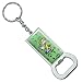 Graphics and More Wild Thornberrys Eliza & Darwin Footprints Keychain Rectangle Chrome Plated Metal Bottle Cap Opener
