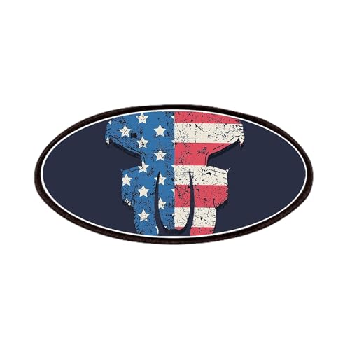 CafePress American Flag Buffalo Skull 4