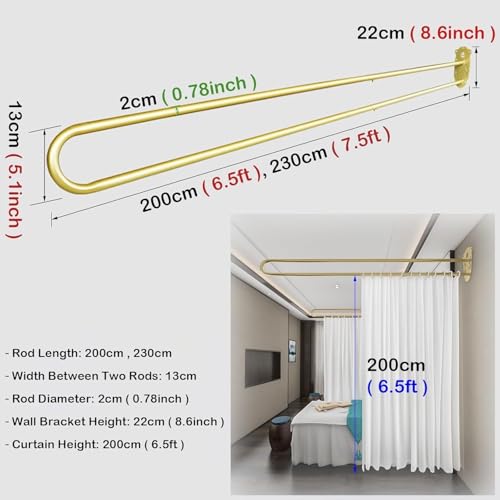 Cortinas de partición de clínicas montadas en la pared de spa 3