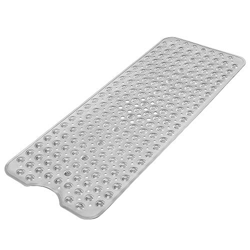 Q.Laomi Badewannenmatte, XL rutschfeste Duschmatte für das Bad - Extra Lange Badematte (100X40cm)
