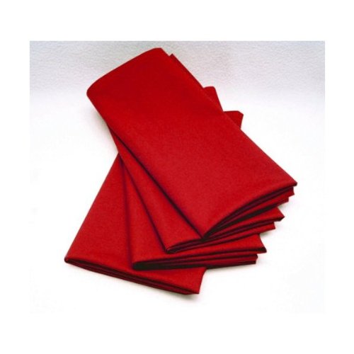 Servilletas Milliken rojas 20 x 20 pulgadas pack 12 miniatura 1
