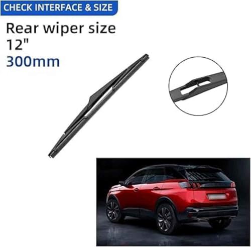 Escobillas limpiaparabrisas para Peugeot 3008 MK2 de 2017 a 2021 juego de tres medidas 4