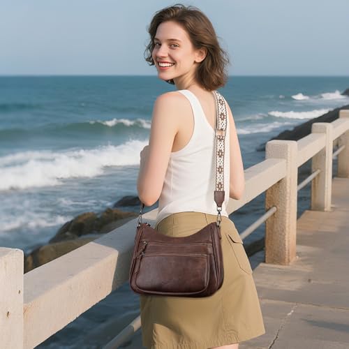 Crossbody Purses for Women and Embossed Wallet2