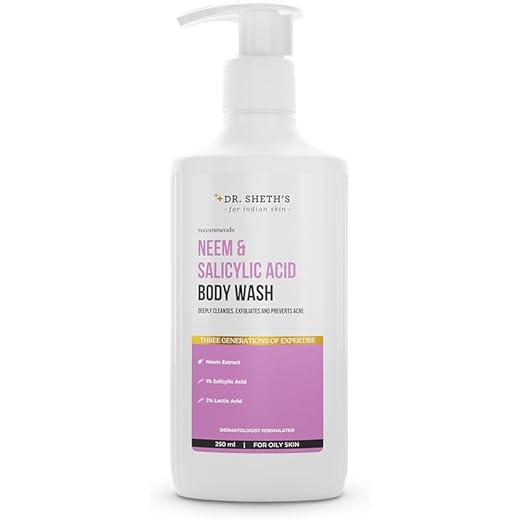 Dr Sheths Neem Acne Body Wash - 250mL