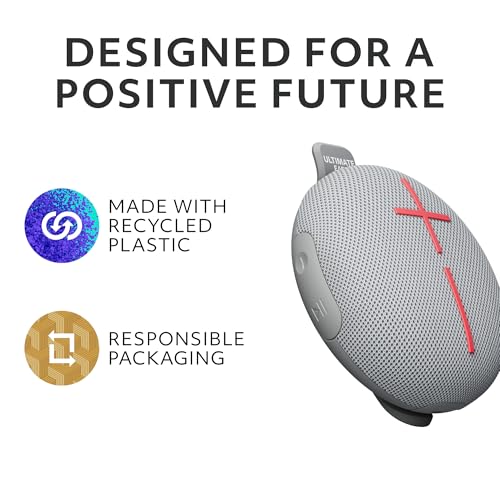 Ultimate Ears MINIROLL Portable Bluetooth Speaker (Glacier Grey) - image 9