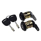 Pair Door Lock Cylinder with Key Set for 1989-2008 Ford Fiesta Ka Escort 3210Z12,96FGA22050CG