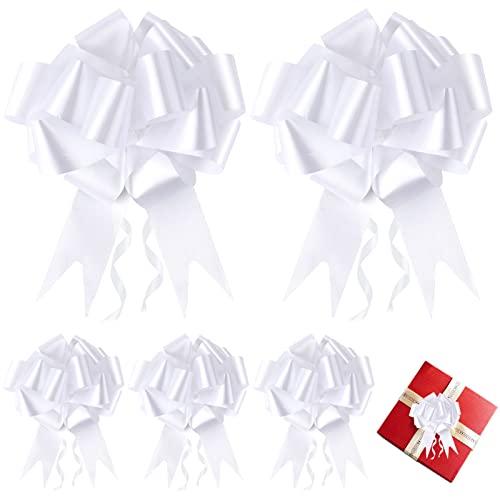 100 Pezzi Coccarde Bianche Matrimonio, 3cm