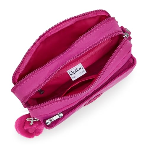 Image of Kipling Women's Abanu Medium Crossbody Bag, Lightweight, Adjustable Waist Pack with Multi-Compartment Zip Pockets