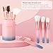 Makeup Brush Set with Case - 12 Pcs Makeup Brush Sets for Foundation Beauty Eyeshadow Blush Powder Concealer Contour Brushes Kit with Black Case