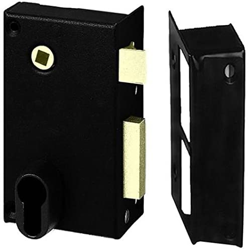 Abus FE9814202A SA V CE G Serrure en applique avec poignée/verticale avec fermeture à clé pour ouverture extérieur gauche 70 x 120