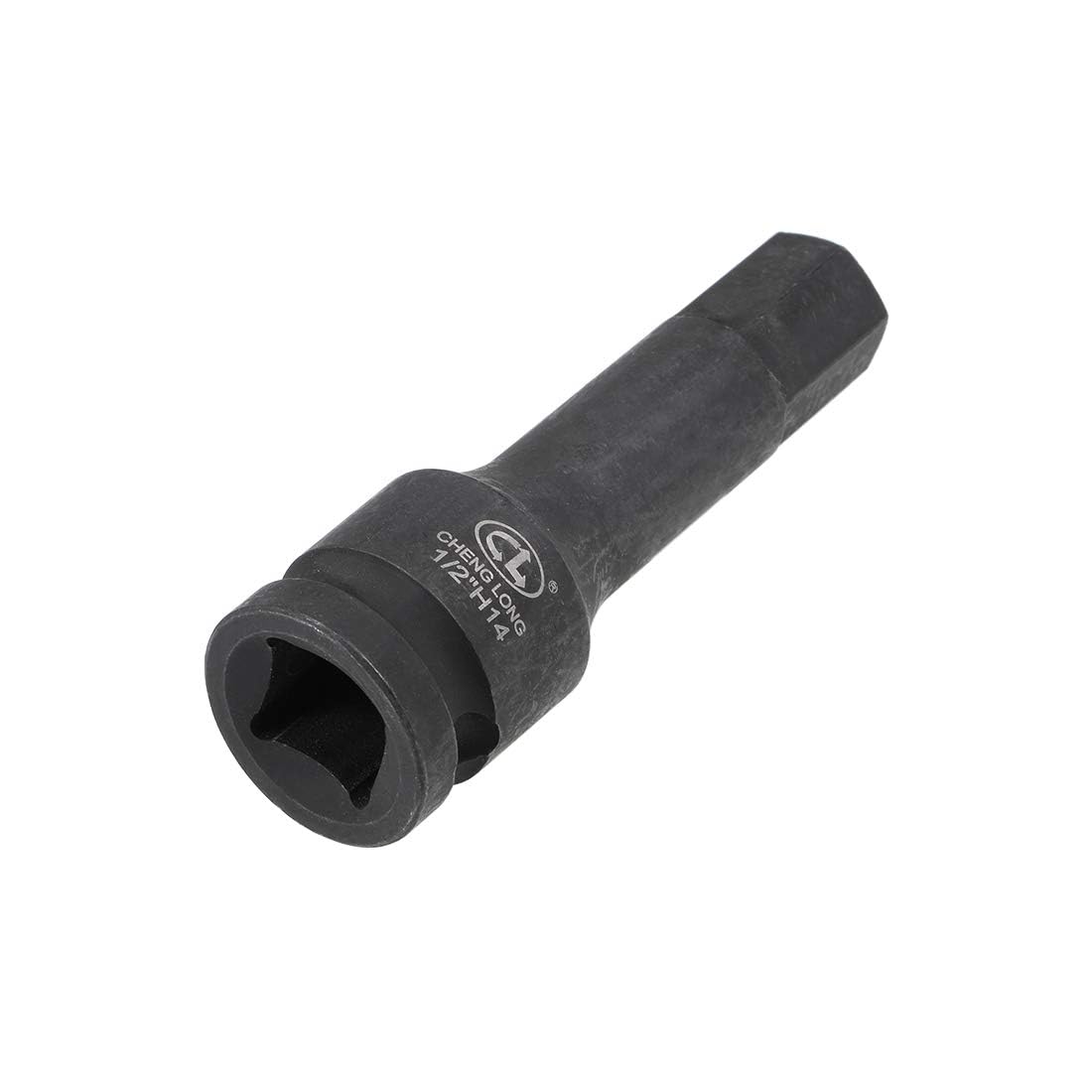 TA-VIGOR Impact Hex Bit Socket, 1/2" Drive x H14 (14mm) Allen Key Socket, Premium CR-MO Steel Bits, Hex Bit with 78mm Length for Torque Wrench, Ratchet Wrench, Impact Power Drills