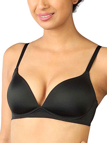 Image of Triumph T-Shirt Bra for Women Padded Non Wired Everyday Bra Invisible Wireless Seamless Lingerie Soft Moulded PU Cup Support Comfortable Smooth Microfiber T-Shirt Bra Pack of 1